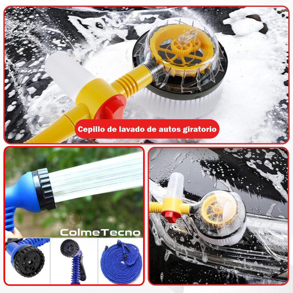 Miniatura 5 de Cepillo Giratorio 360° + Manguera 5mt